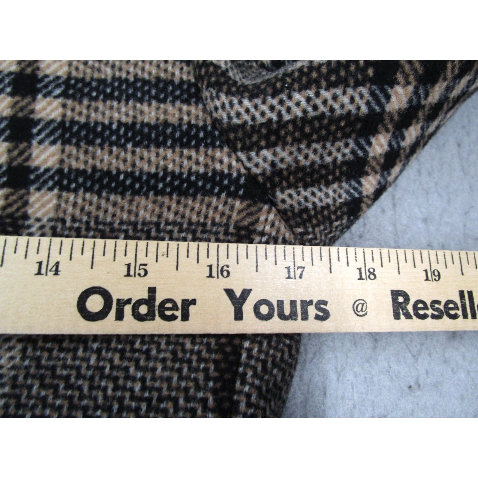 Abercrombie & Fitch Abercrombie & Fitch Coat Womens Small Brown Plaid Tweed Mid Length Overcoat Size S / US 4 / IT 40 - 7 Thumbnail