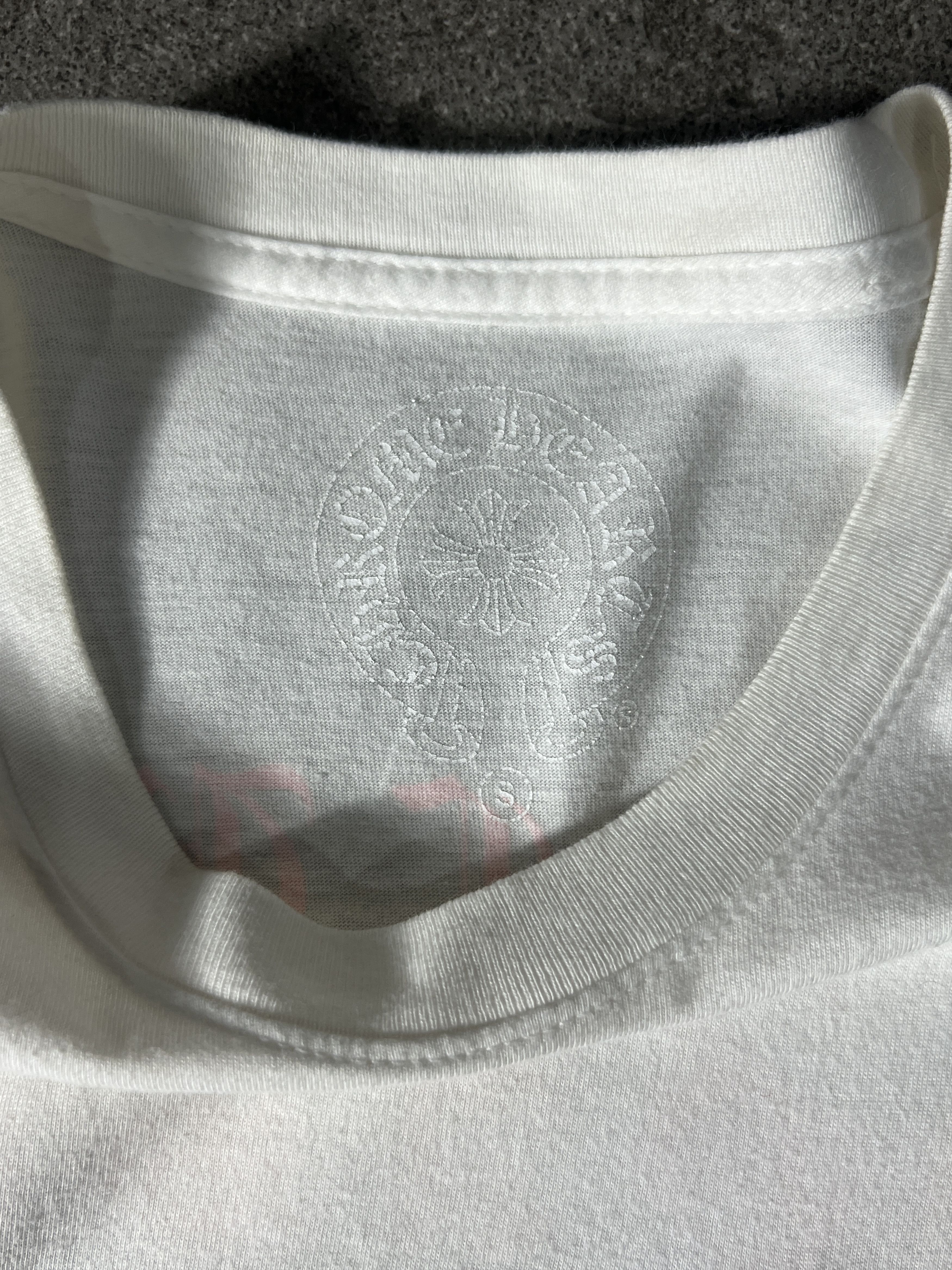 Chrome Hearts Chrome Hearts Pocket Tee White Small USA CH Logo Size US S / EU 44-46 / 1 - 5 Thumbnail