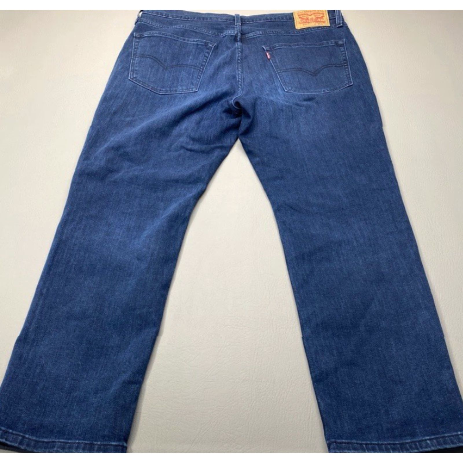 Levi's Levis 541 Jeans Mens 30x30 Blue Denim Athletic Taper Fit Stretch 8396 Size US 30 / EU 46 - 3 Thumbnail