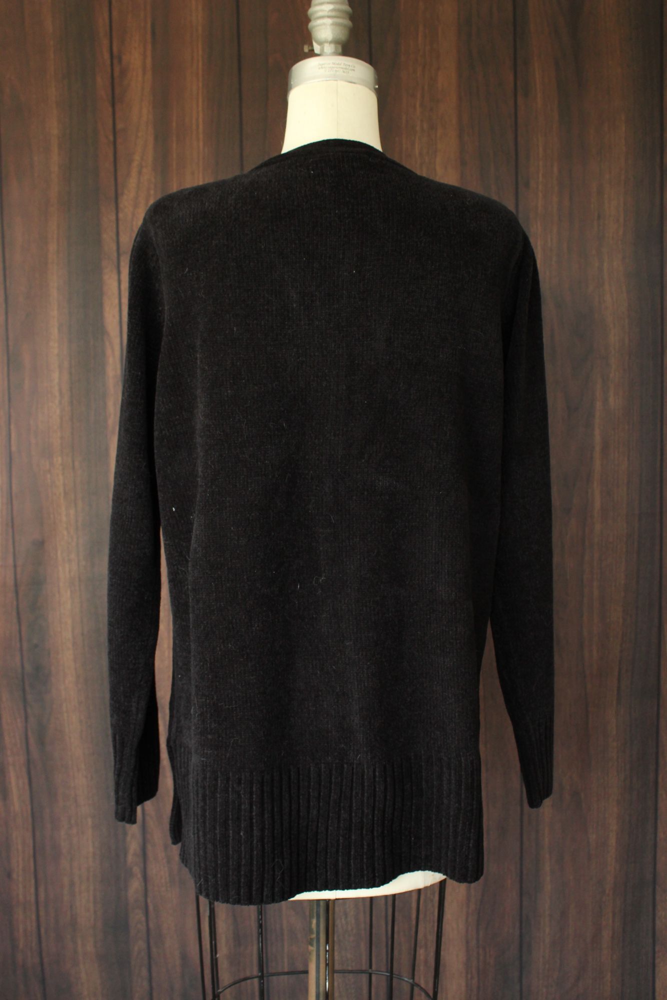 Vintage Vintage 1990s 2000s Sweater, NWT Karen Scott Black Chenille Size S / US 4 / IT 40 - 10 Thumbnail
