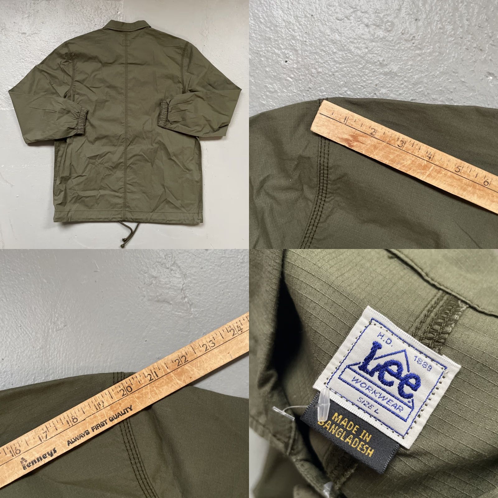Lee **Lee J-91 Vintage Green Men's L Jacket** User: Lee J-91 Vintage Green Men's L Jacket Size US L / EU 52-54 / 3 - 8 Thumbnail