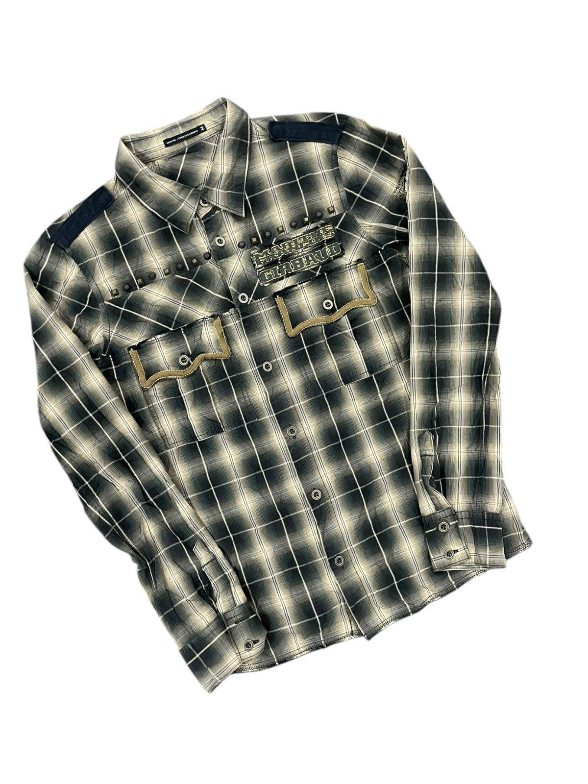 Designer Marithe Francois Girbaud Embroidered Logo Shirts Size US M / EU 48-50 / 2 - 7 Thumbnail
