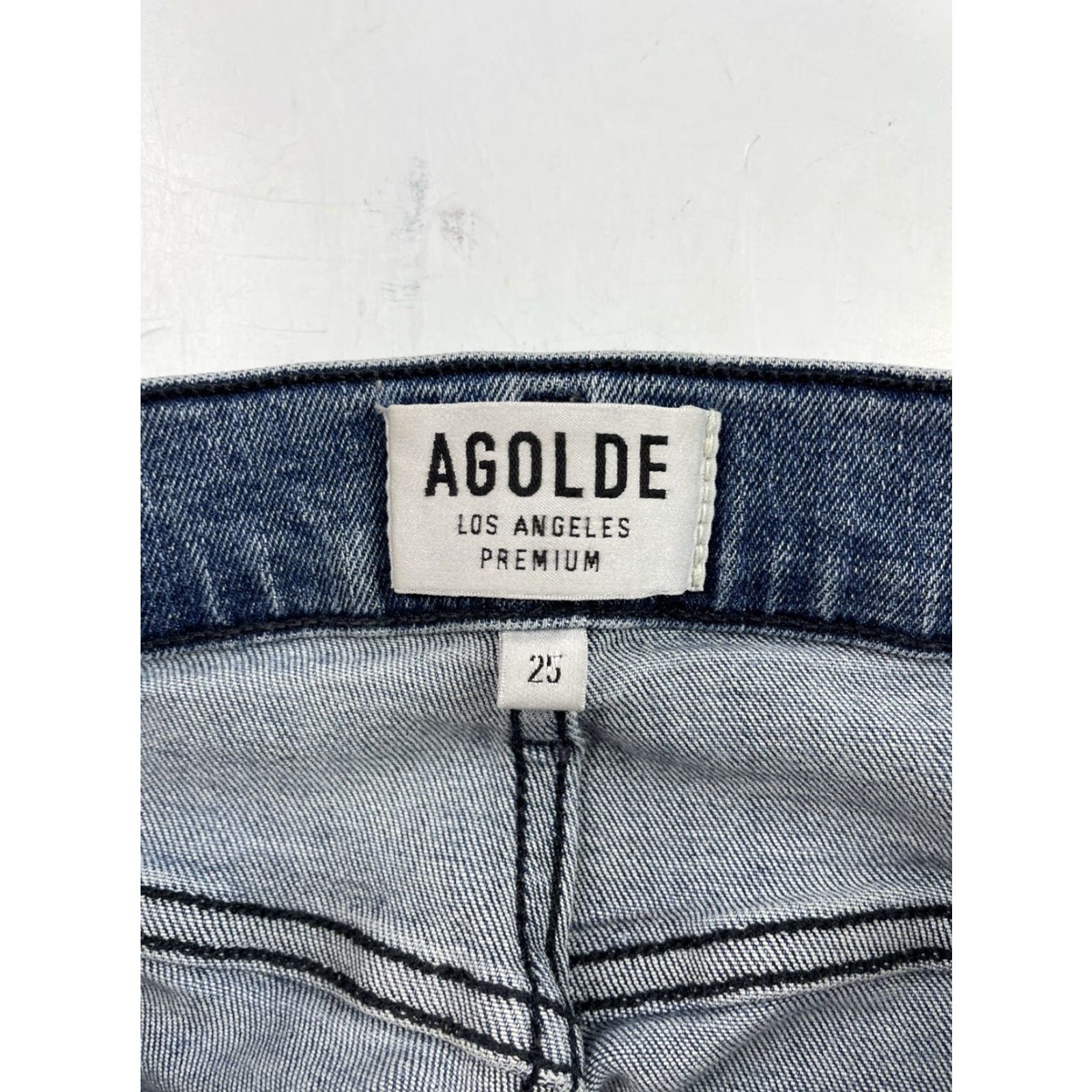 Agolde Womens AGOLDE Sophie Mid rise Ankle Skinny Jeans Distressed Size 25 Size 42" / US 20 - 3 Thumbnail