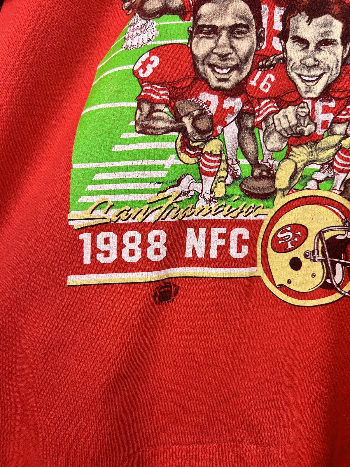 Salem Sportswear 80s Salem San Francisco 49ERS Super Bowl 1988 T-Shirt Size US L / EU 52-54 / 3 - 4 Thumbnail