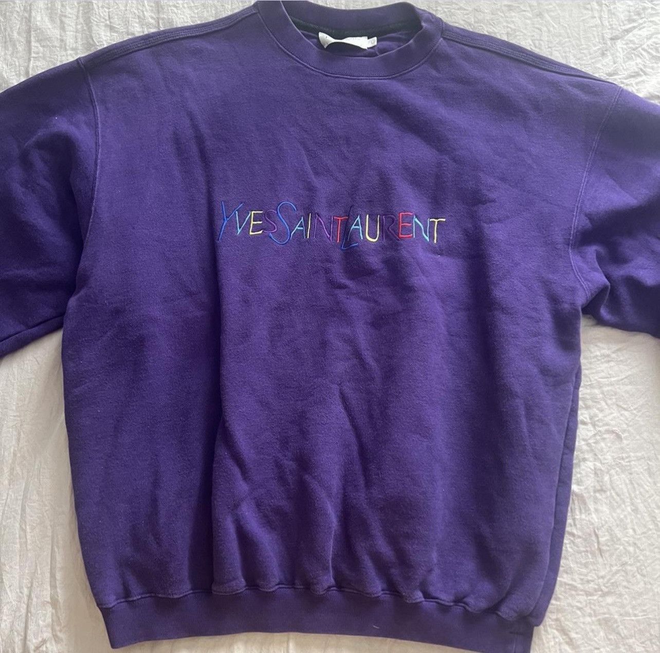 Yves Saint Laurent Yves Saint Laurent Sweatshirt Size US L / EU 52-54 / 3 - 1 Thumbnail
