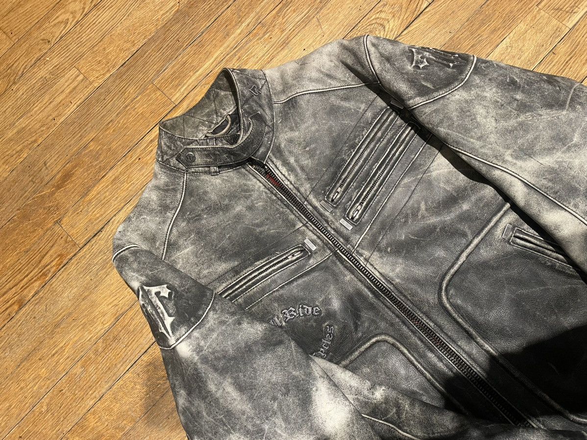 Vintage leather moto jacket Size US L / EU 52-54 / 3 - 4 Thumbnail