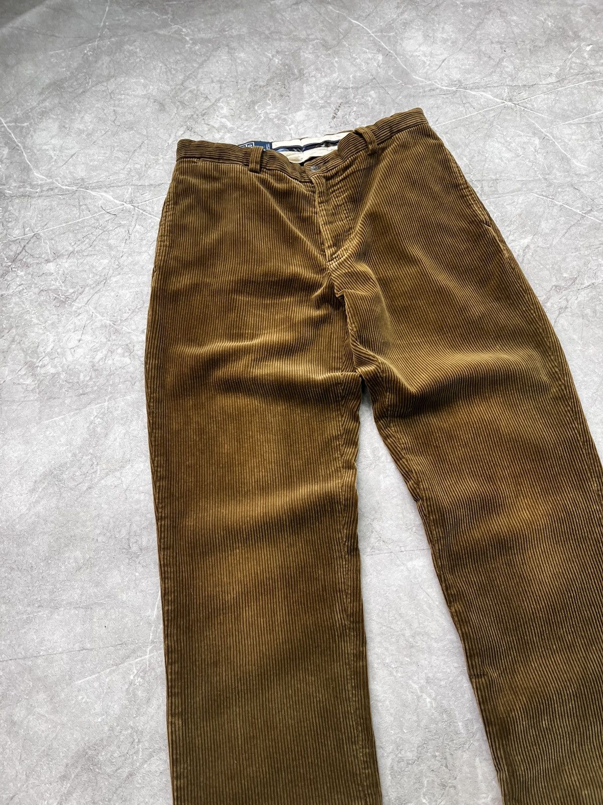 Polo Ralph Lauren × Vintage Vintage Velvet Corduroy Polo Ralph Lauren Baggy Pants Size US 34 / EU 50 - 2 Thumbnail