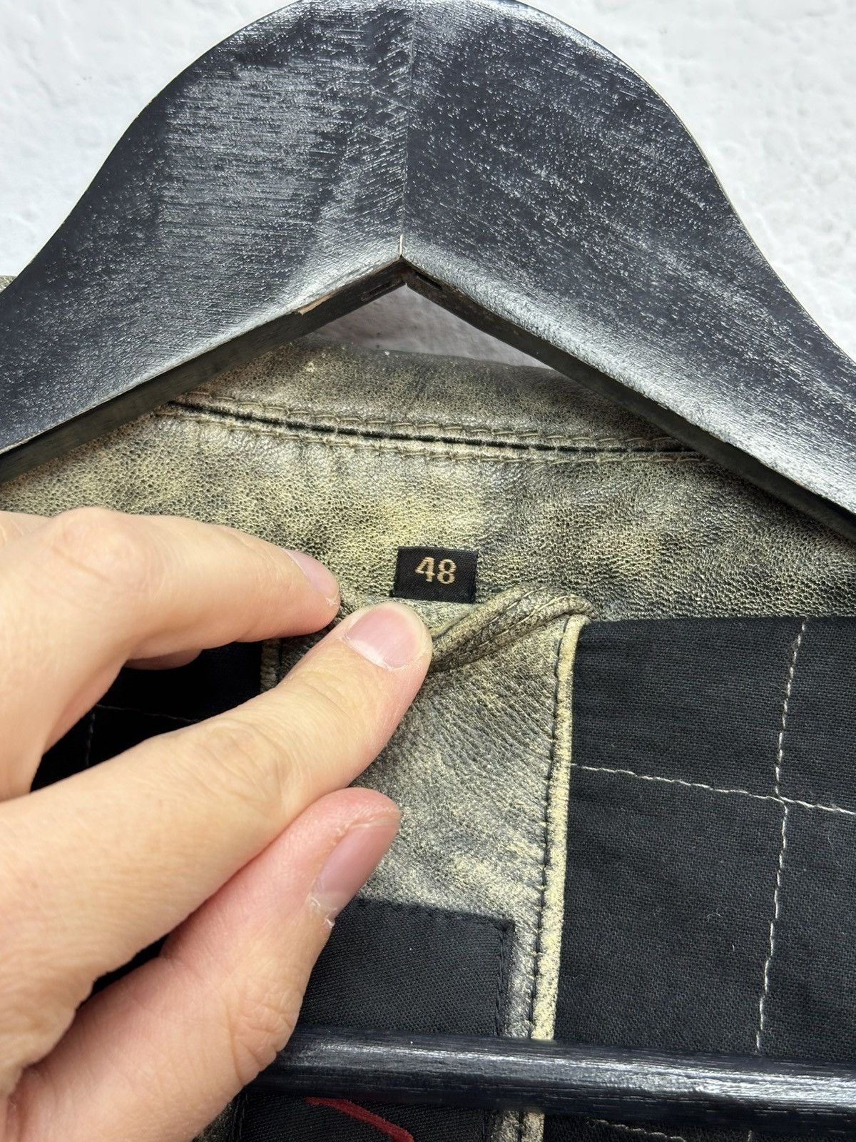 If Six Was Nine Vintage Balenciaga Style Distressed Leather Jacket Size US M / EU 48-50 / 2 - 11 Thumbnail