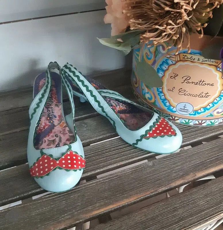 Other Irregular Choice Vintage Kitten Heel Mules. Size US 8.5 / IT 38.5 - 1 Thumbnail