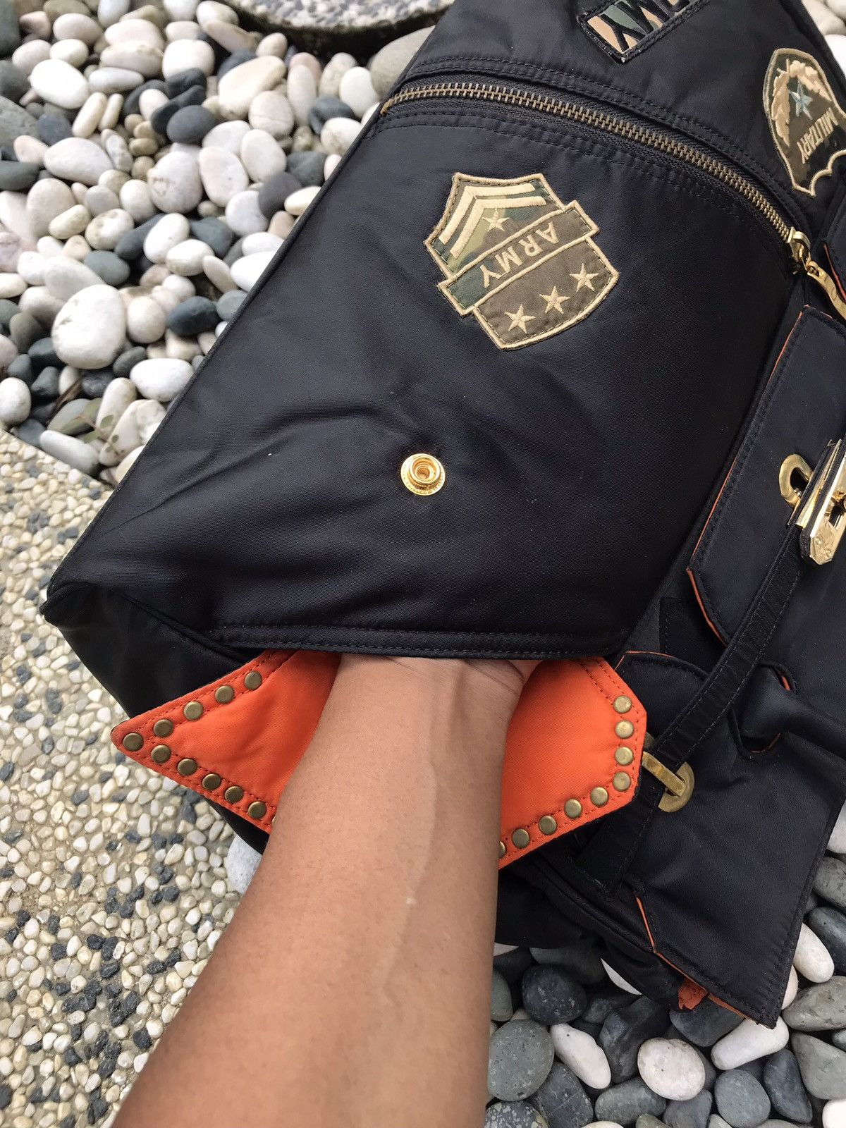 Japanese Brand DEZERT INDUSTRY TYPE HANDBAG HANDMADE 🇯🇵 Size ONE SIZE - 7 Thumbnail