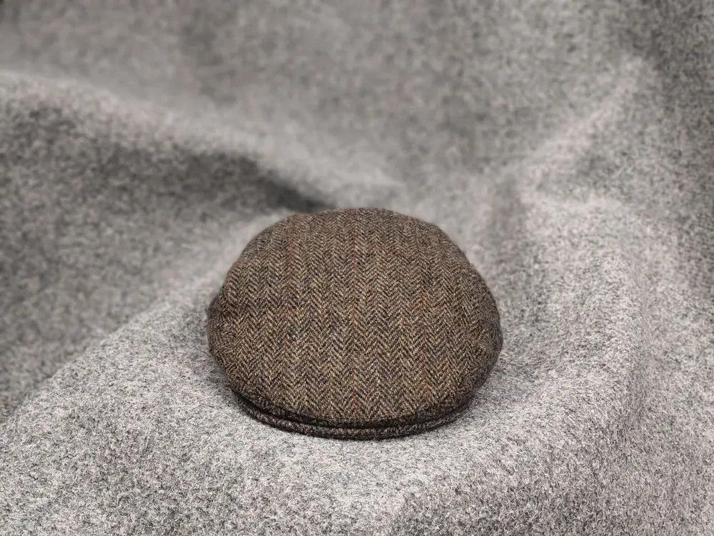 Harris Tweed Wool Flat cap Size ONE SIZE - 1 Thumbnail