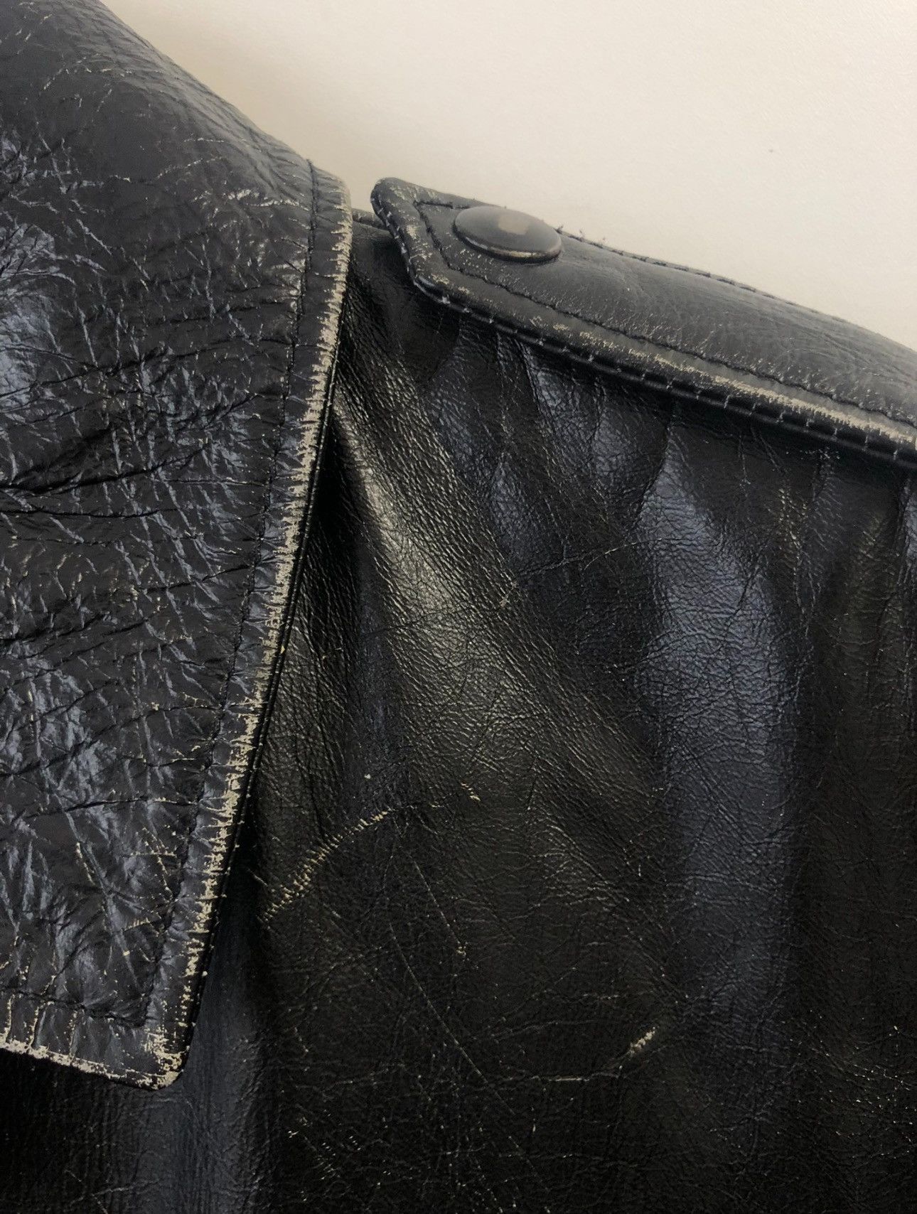 Saint Laurent Paris Saint Laurent Paris Used Look Leather Bomber Sz.44 Size US S / EU 44-46 / 1 - 3 Thumbnail