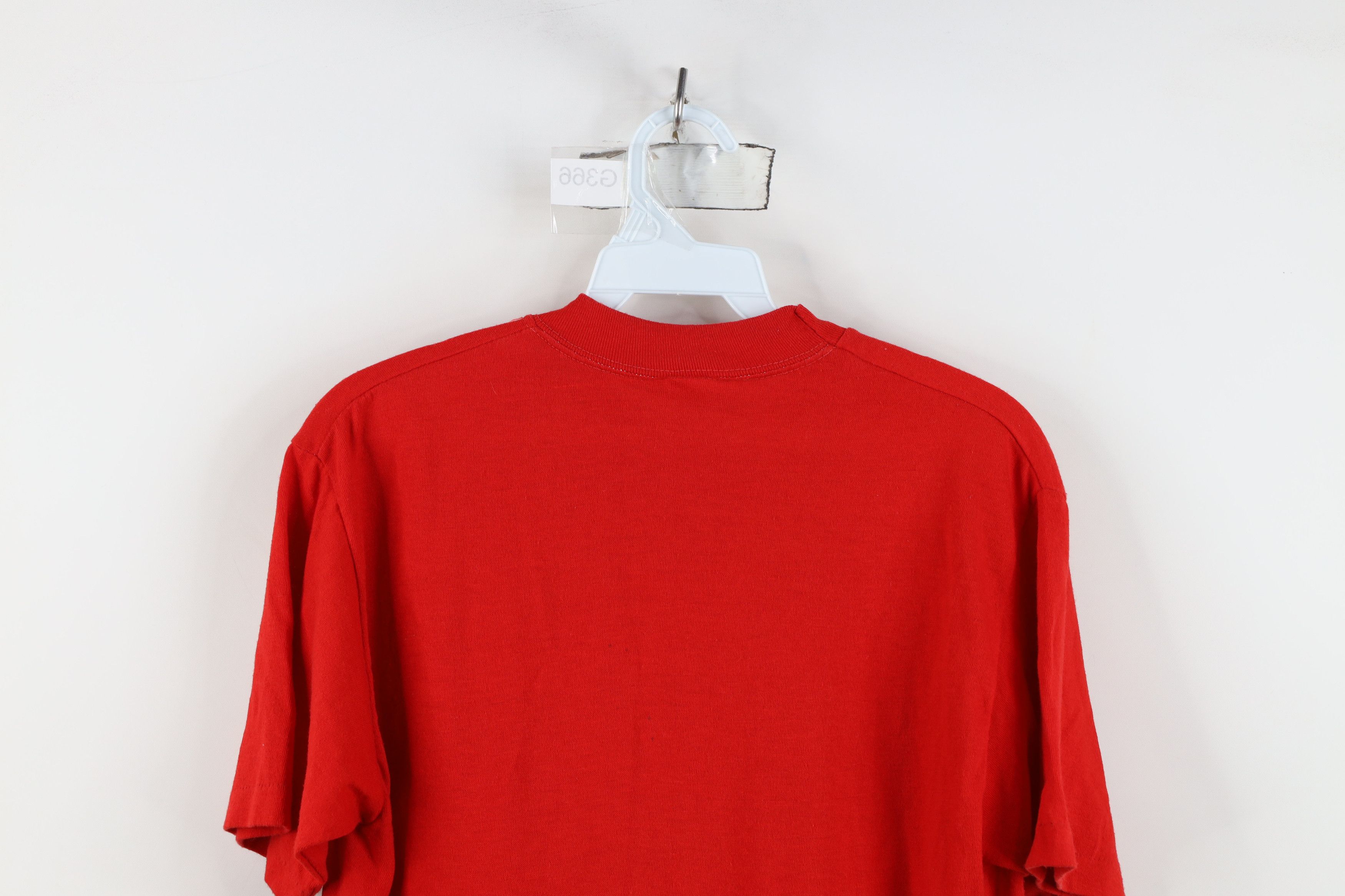 Vintage Vintage 70s In Hell Is Atlanta Michigan T-Shirt Red USA Size US L / EU 52-54 / 3 - 13 Thumbnail