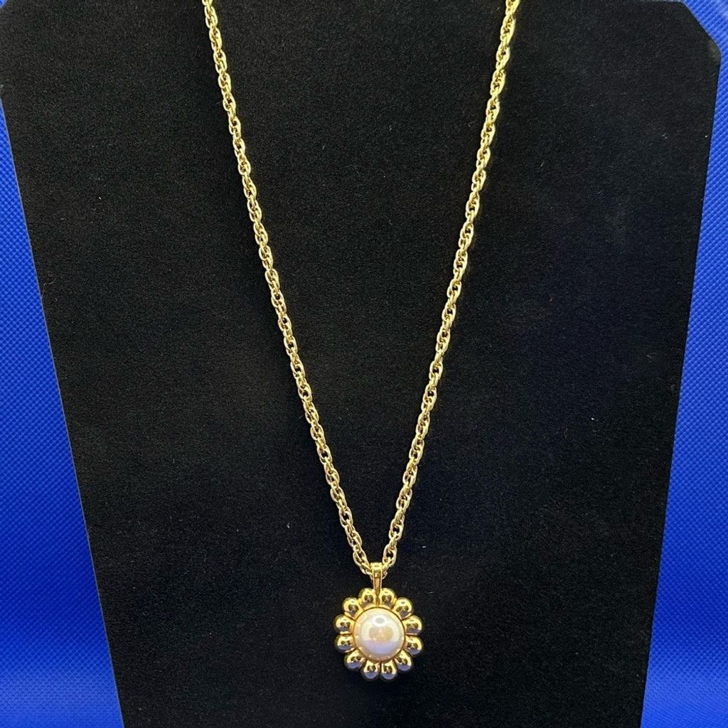 Nina Ricci Nina Ricci gold pearl necklace Size ONE SIZE - 1 Thumbnail
