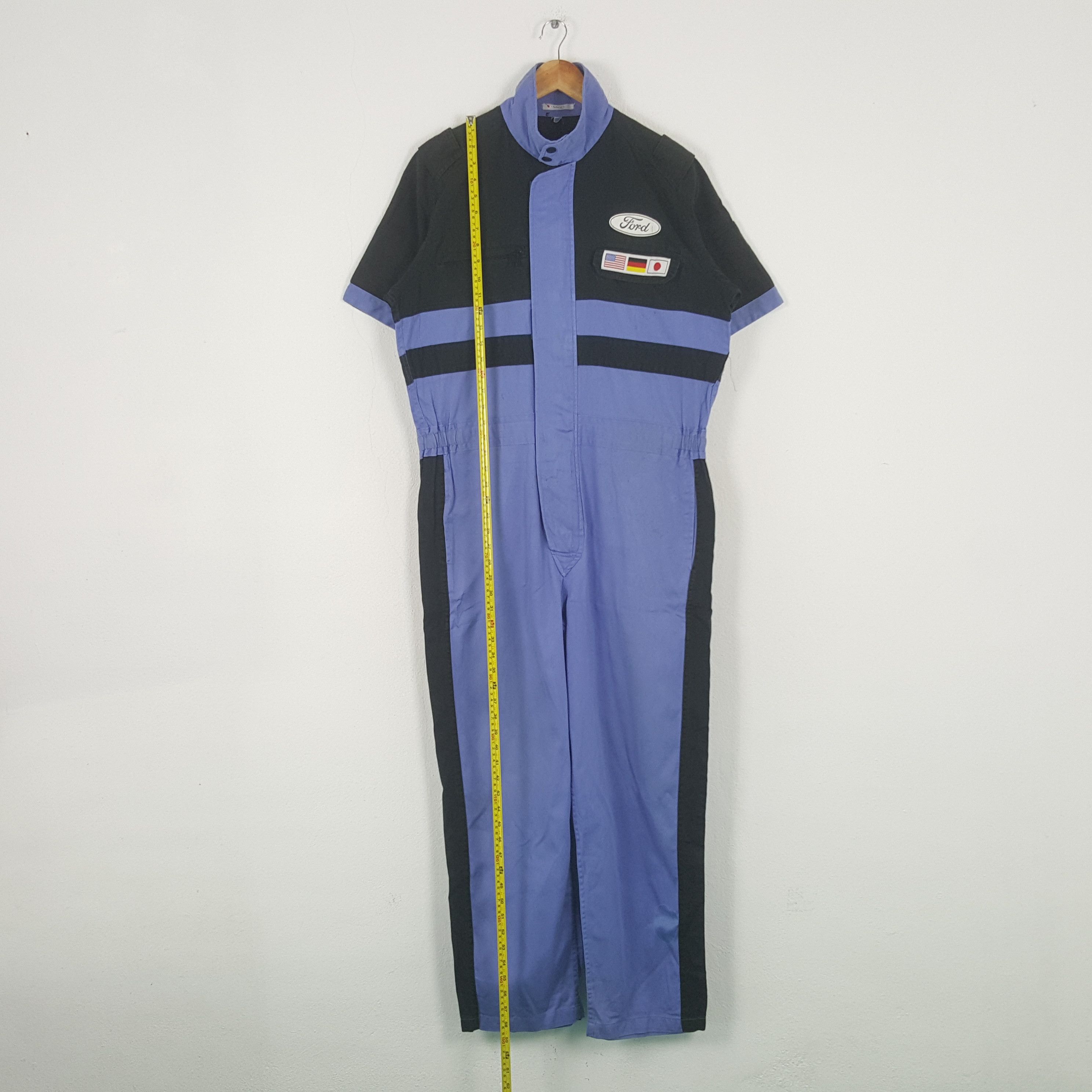 Vintage Vintage Ford Racing Team US Coverall Jacket RR9 Size US L / EU 52-54 / 3 - 7 Thumbnail