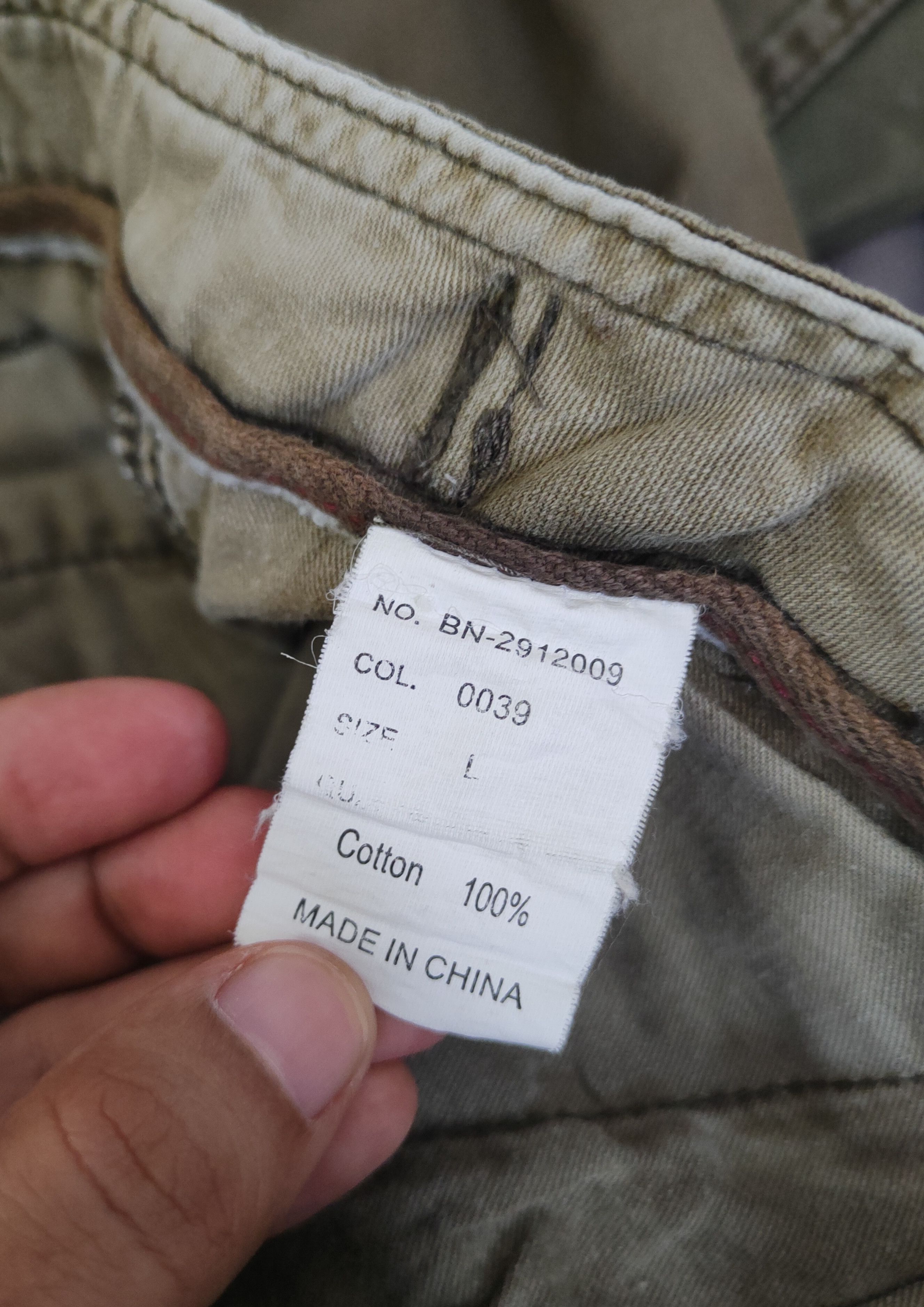 Japanese Brand DL Back Number Brown Multipocket Cargo Pants #46-235T Size US 32 / EU 48 - 12 Thumbnail