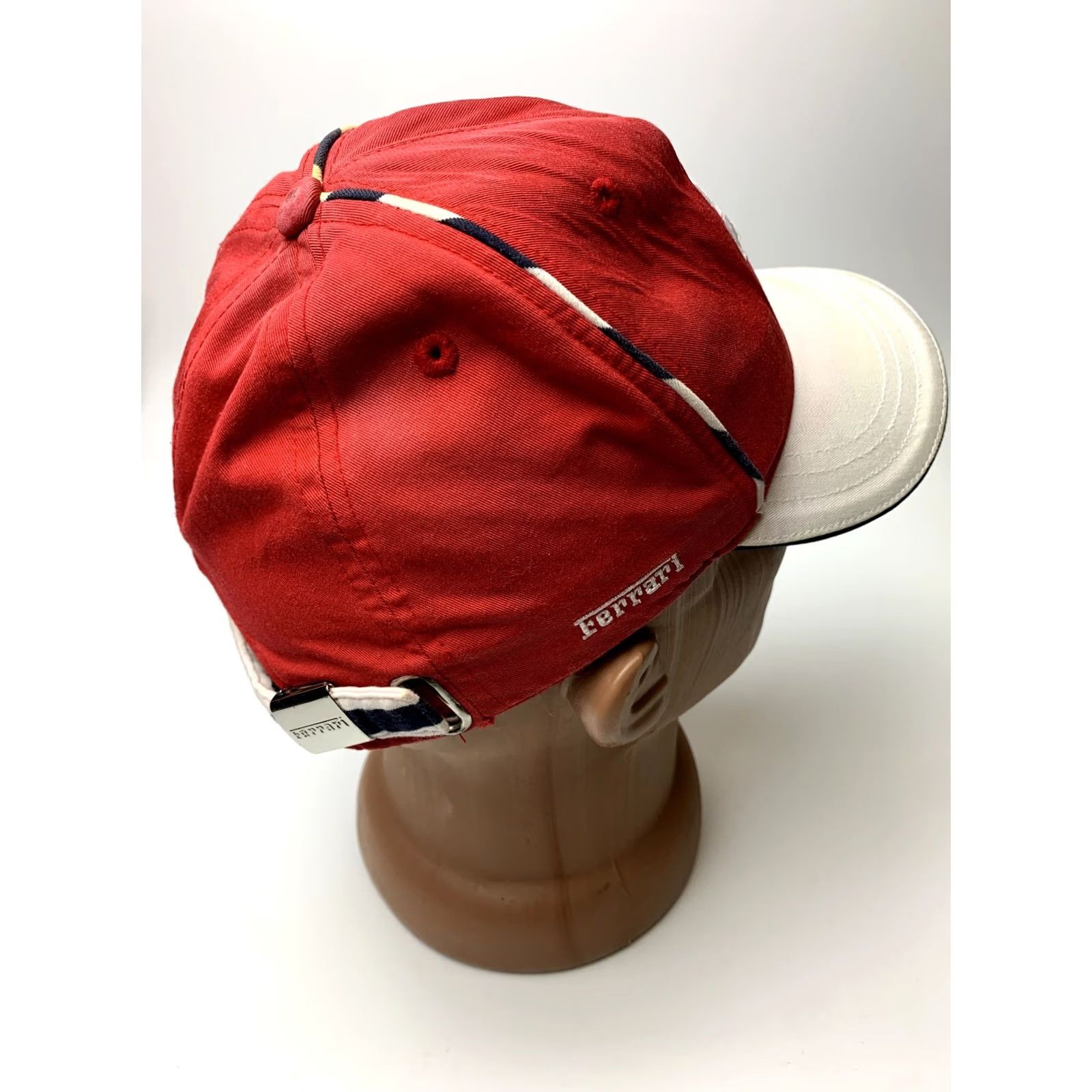 Ferrari Vintage Ferrari White Logo Kid Adjustable Cap 48cm Red Snapback, Official Berlinetta Gift Boy/Girls Mens Womens Size ONE SIZE - 6 Thumbnail