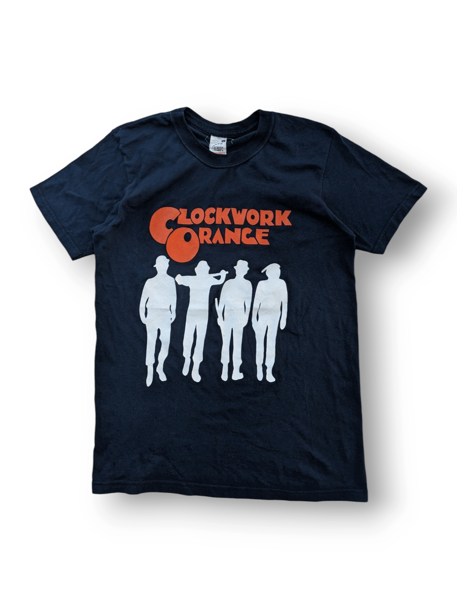 Image of Movie x Vintage 90's Clockwork Orange Promo Tees in Black, Men's (Size Small)