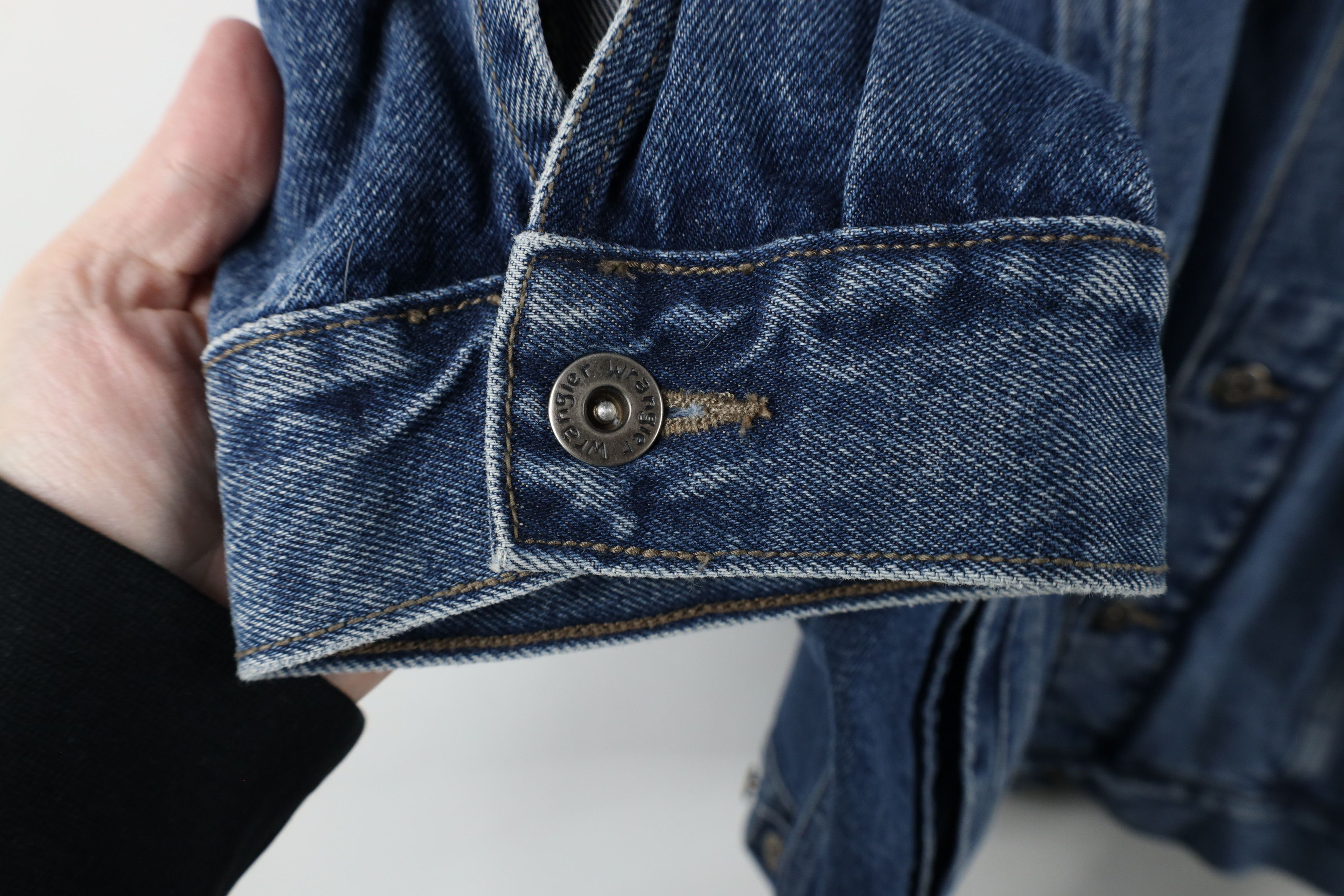 Vintage × Wrangler Vintage Wrangler Denim Jean Trucker Jacket Blue Cotton Size US XXL / EU 58 / 5 - 7 Thumbnail