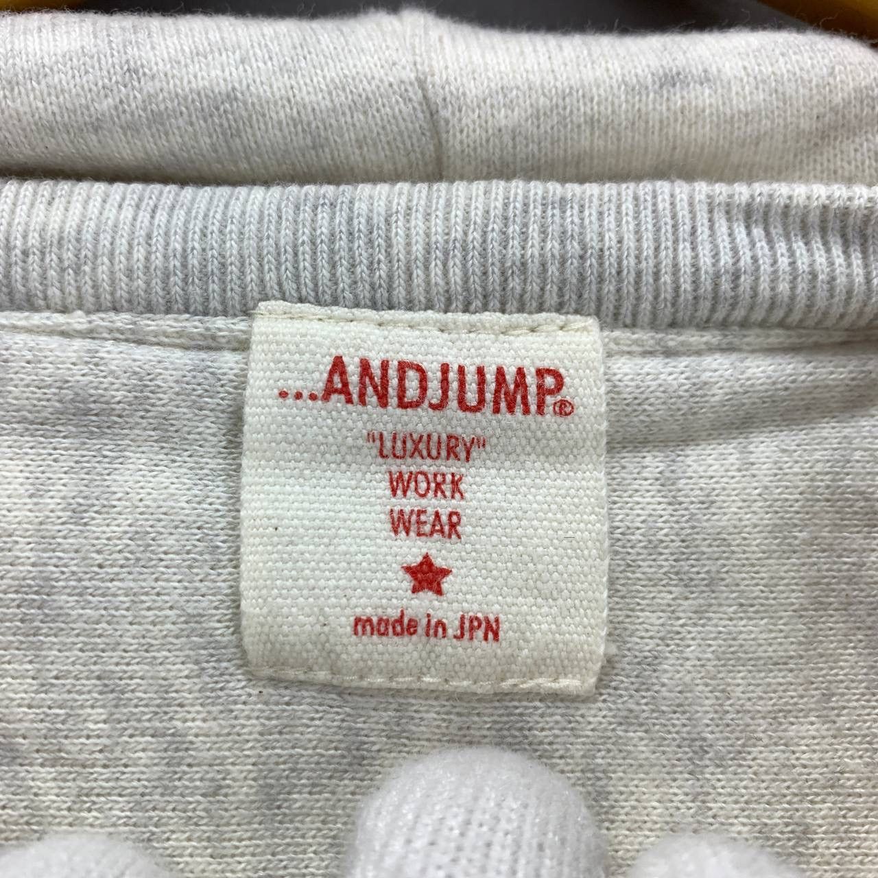 Japanese Brand ...AND JUMP Work Wear Japan Hoodie Pullover #2428-13 Size US XS / EU 42 / 0 - 6 Thumbnail