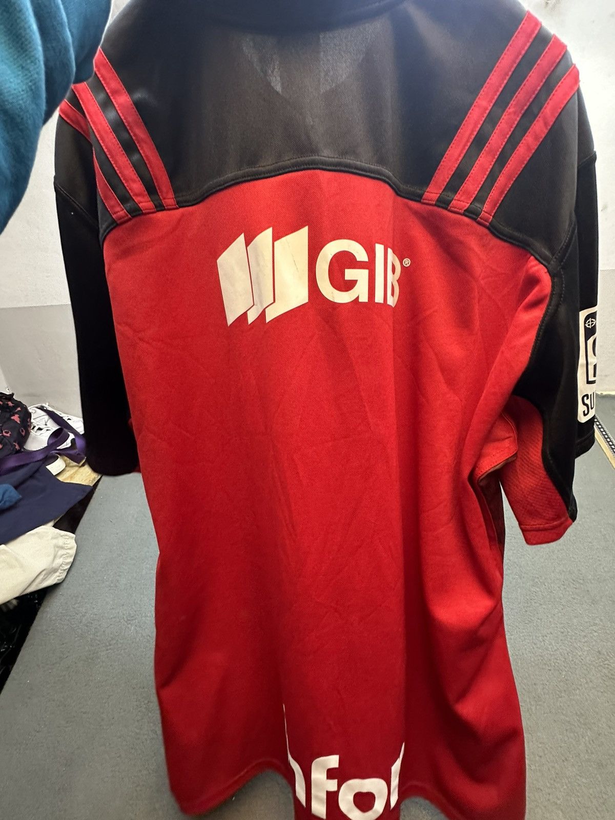 Adidas Adidas BNZ Crusaders 2015 jersey 3XL original rugby shirt Size US XXL / EU 58 / 5 - 12 Thumbnail