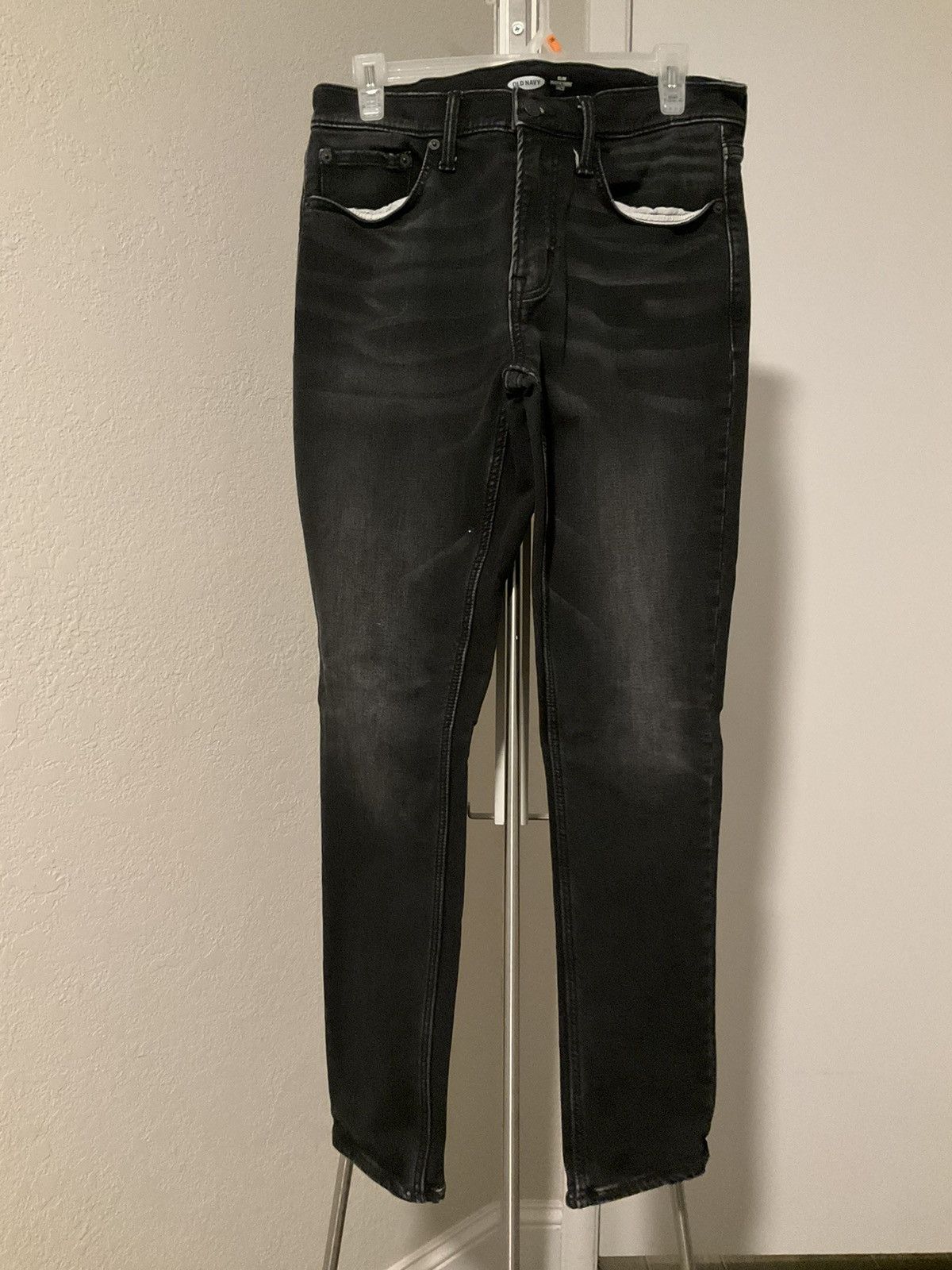 Old Navy × Vintage Old Navy Slim Fit Black Jeans Size US M / EU 48-50 / 2 - 1 Thumbnail