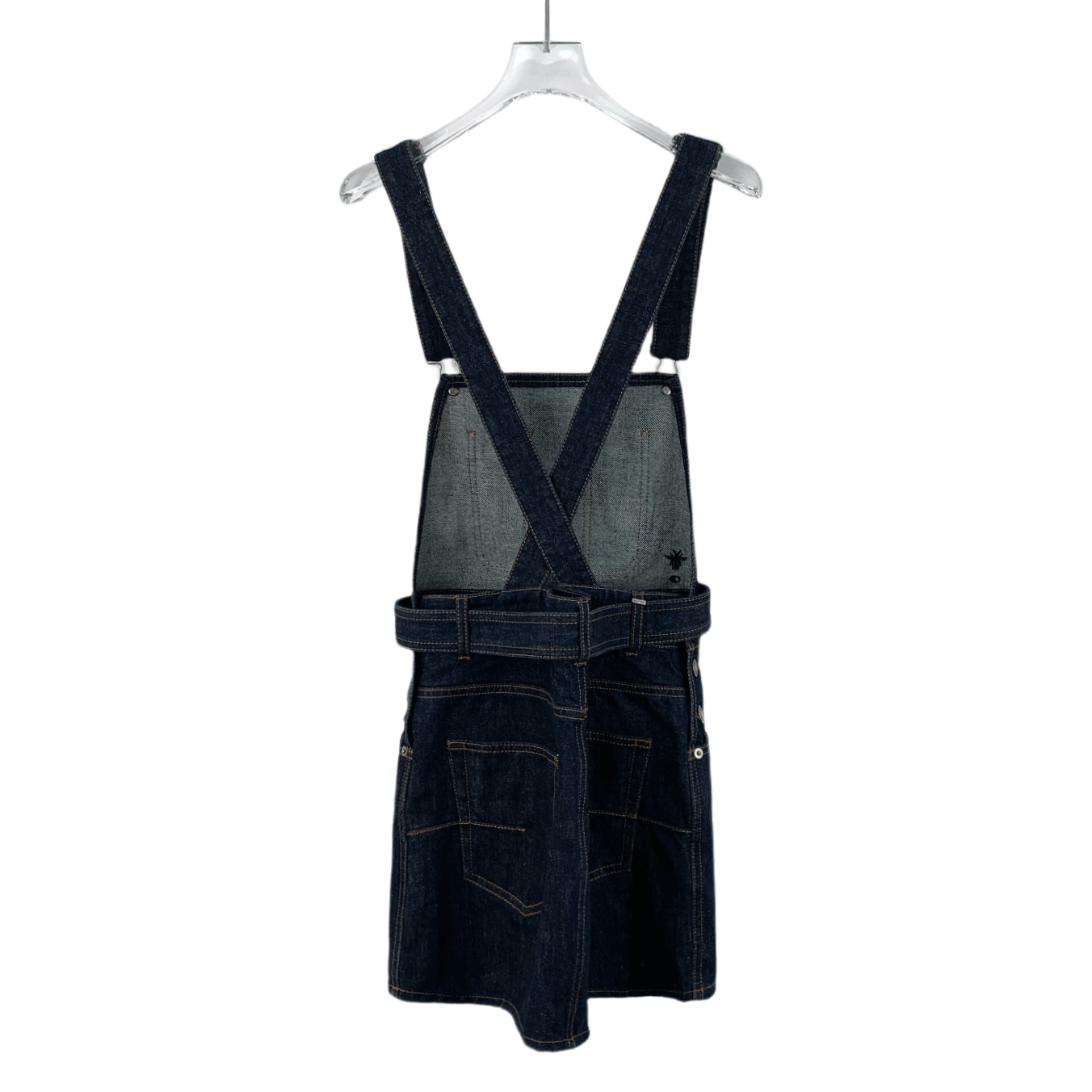 Dior Dior Dress Blue Dress with Bee Embroidery (Size 36) Size XS / US 0-2 / IT 36-38 - 8 Thumbnail