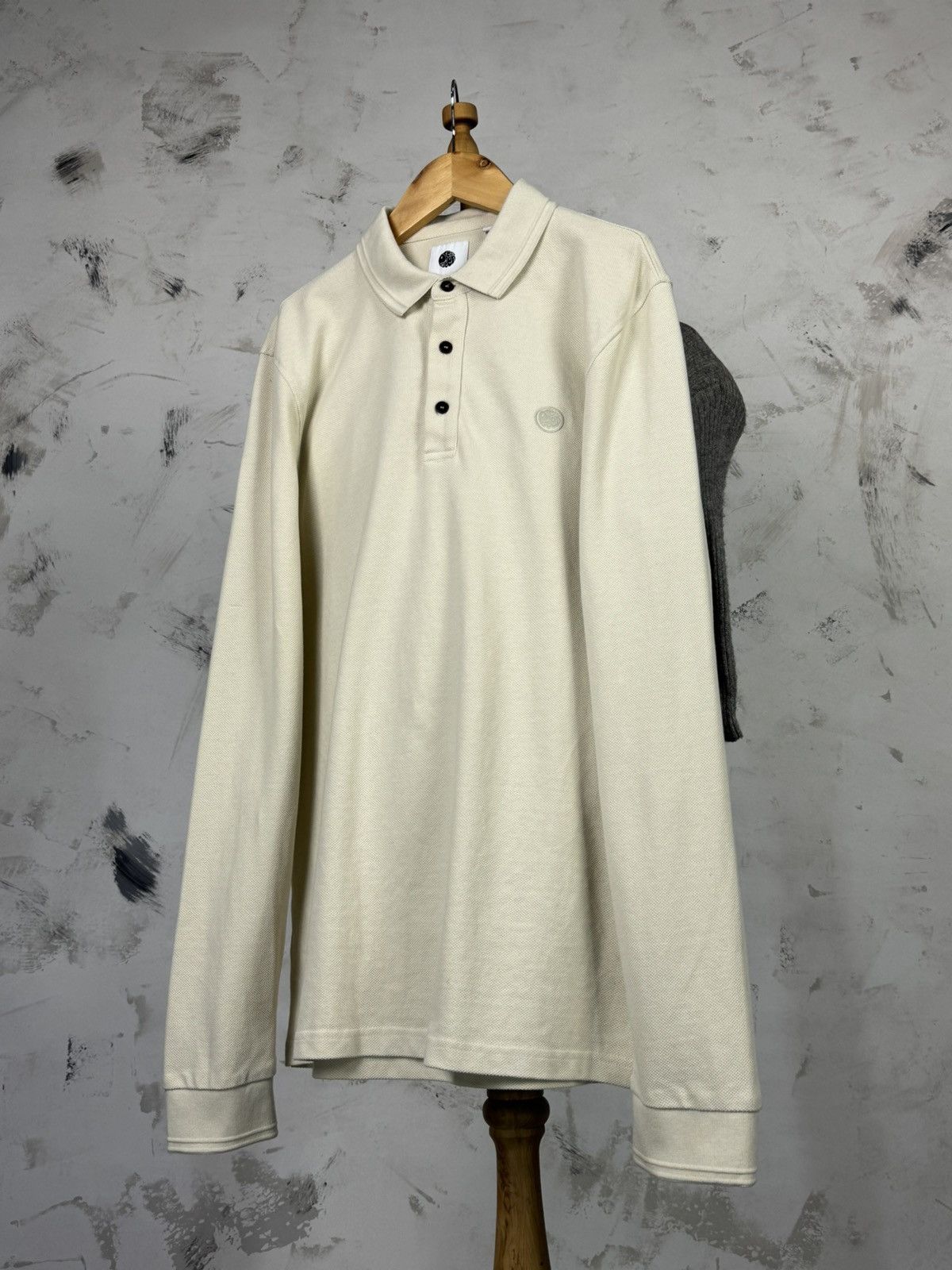 Pretty Green Pretty Green Long Sleeve Polo Shirt Size M Size US M / EU 48-50 / 2 - 1 Thumbnail