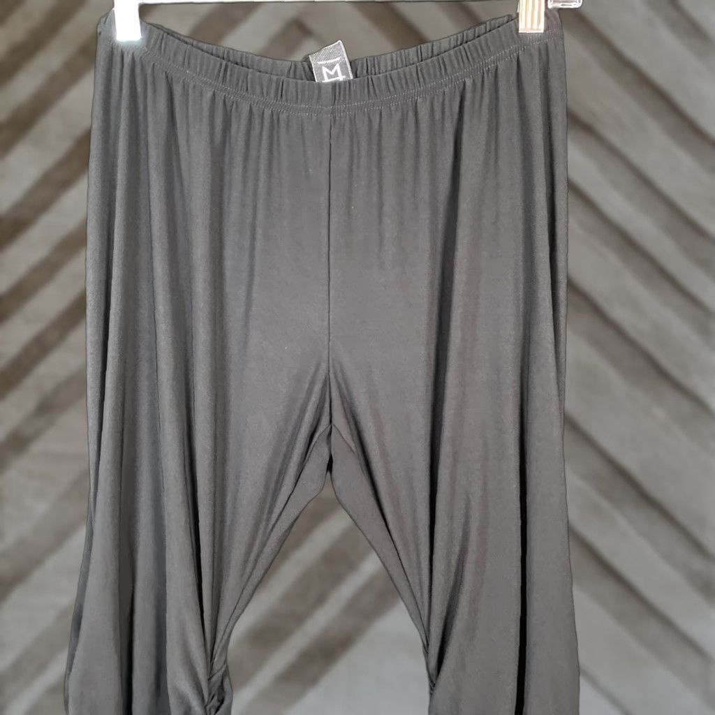 Marcs M by Marc Bouwer Womens Pants Black Pull On Runched Leggings Stretch Large Size 26" / US 2 / IT 38 - 1 Thumbnail