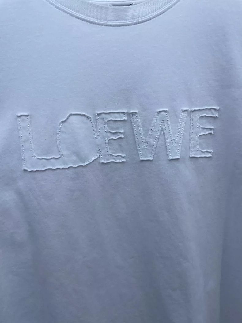 Loewe LOEWE Red love patch letter short sleeve T-shirt Size M / US 6-8 / IT 42-44 - 4 Thumbnail