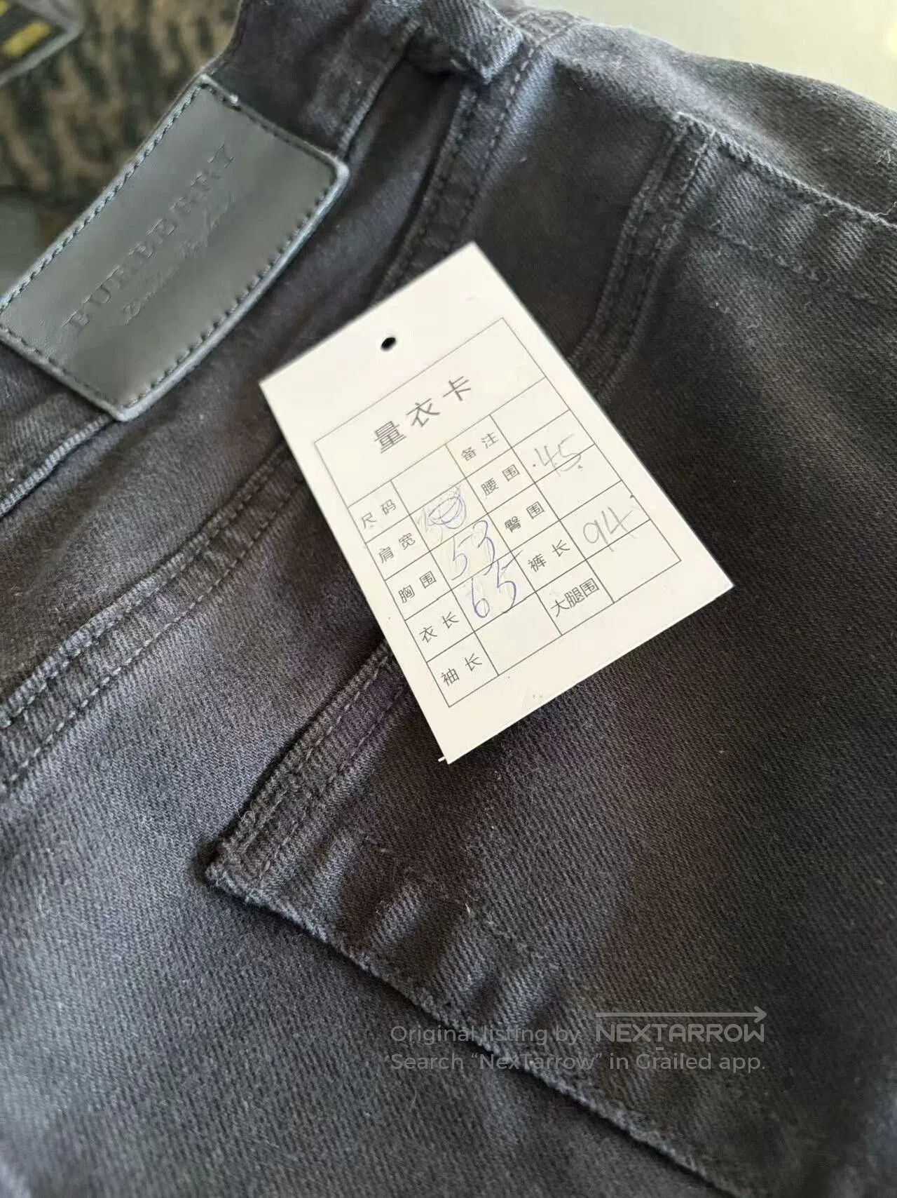Burberry Burberry Black Denim Jeans for Sale. Size US 32 / EU 48 - 5 Thumbnail
