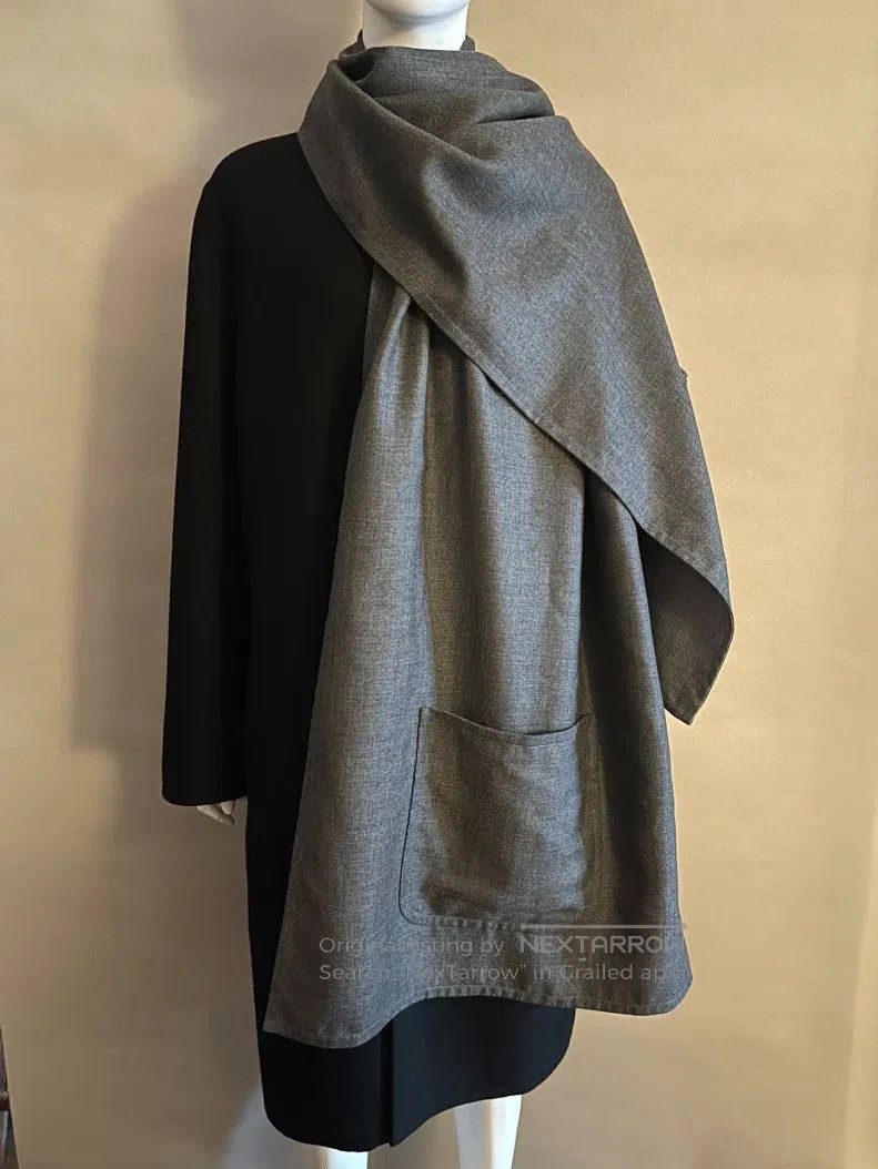 Hermes Hermes Pure Cashmere Double-faced Double-color Pocket Shaw Size ONE SIZE - 5 Thumbnail