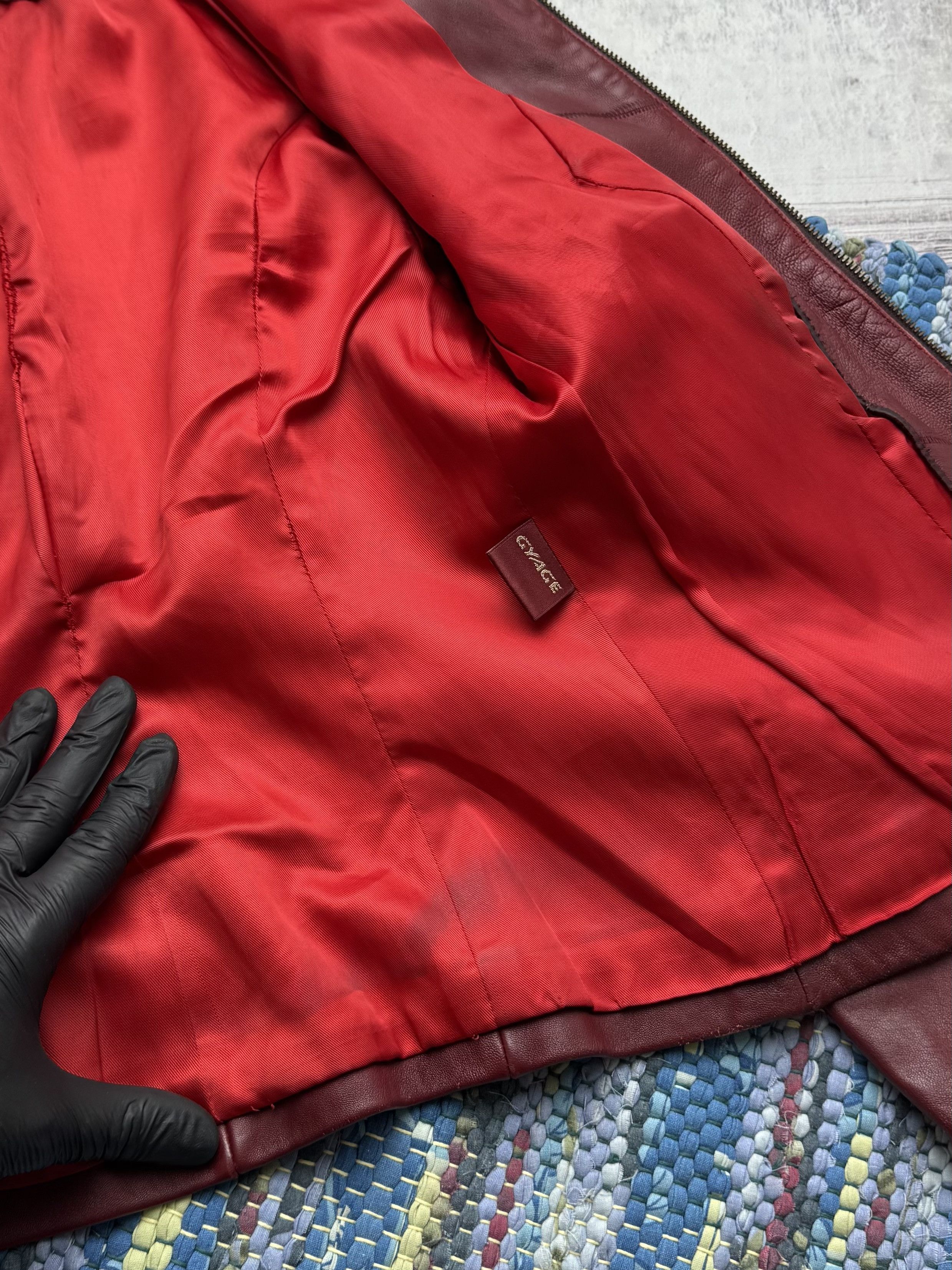 Vintage Vintage Genuine Leather Moto Jacket Zip Front Fitted Coat Size M / US 6-8 / IT 42-44 - 11 Thumbnail