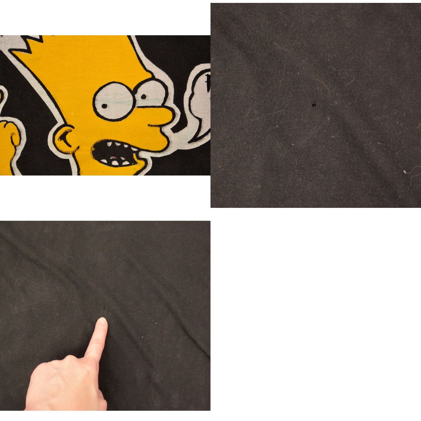 Vintage VINTAGE Greenearth Men's Bart Simpson 90s TShirt XL Black Graphic Tee 1990s The Simpsons T-shirt Tijuana Boys Mens Size US XL / EU 56 / 4 - 8 Thumbnail