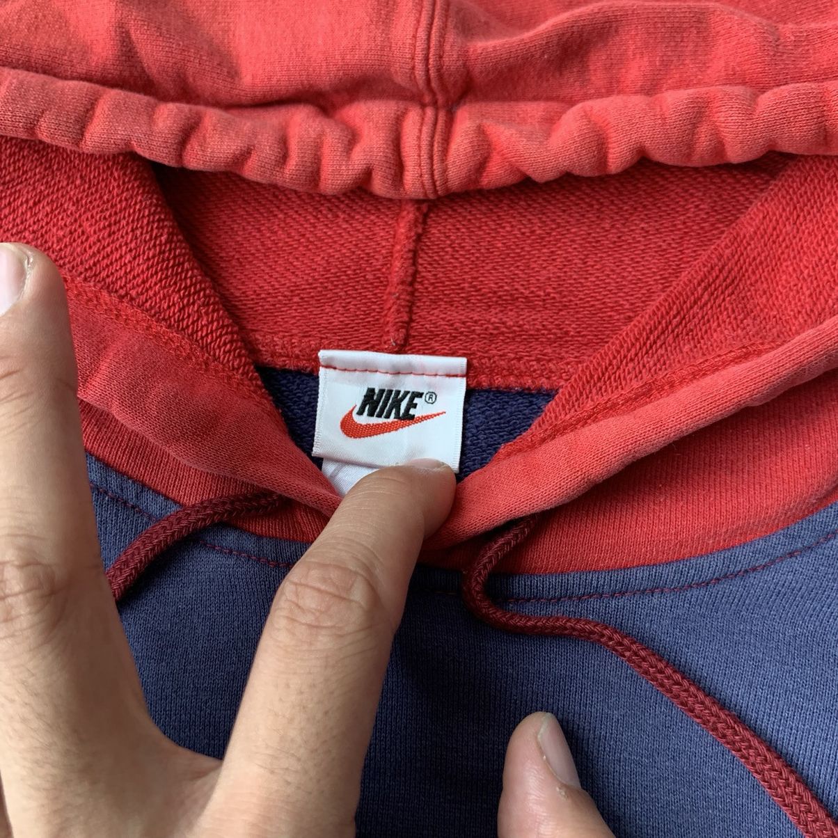 Nike Vintage Nike Swoosh Hoodie Size US XL / EU 56 / 4 - 2 Thumbnail