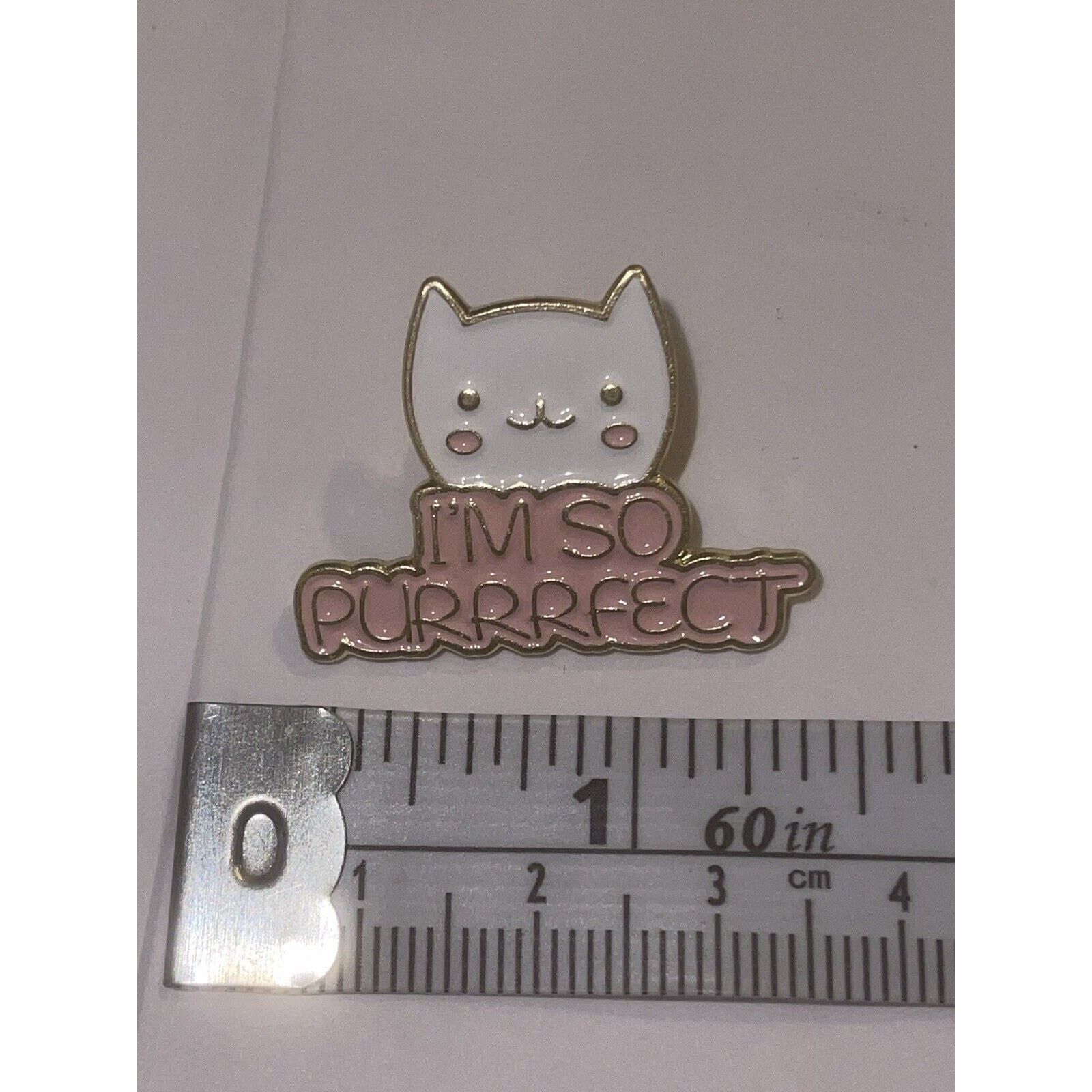 Other I’m So Purfect Cat Pin Brooch Size ONE SIZE - 1 Preview