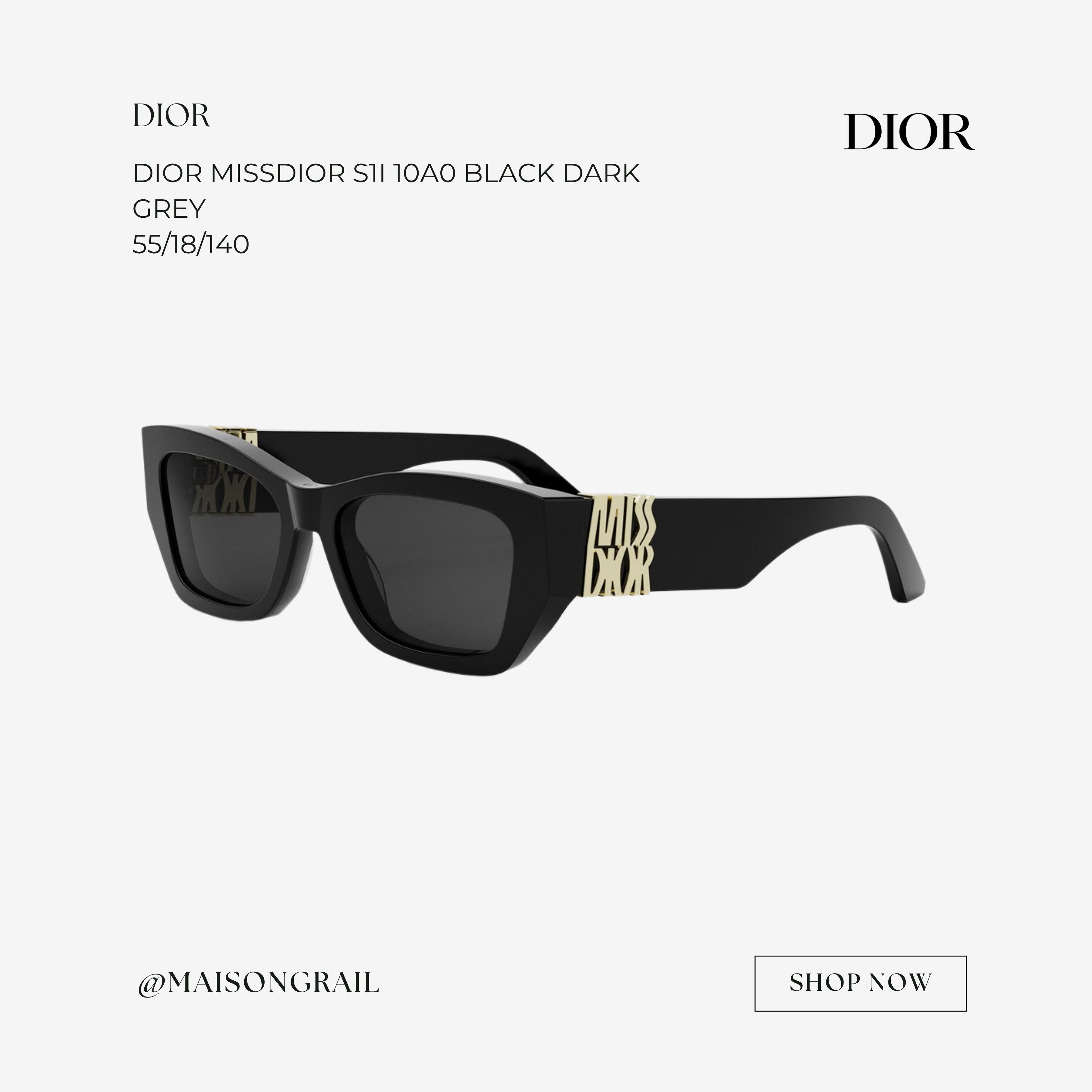 Dior DIOR MISSDIOR S1I 10A0 SUNGLASSES Size ONE SIZE - 1 Thumbnail