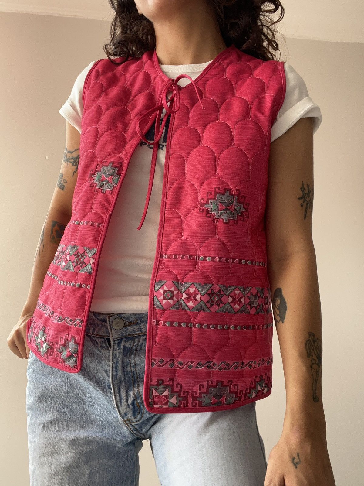 Vintage Vintage vest Size M / US 6-8 / IT 42-44 - 2 Thumbnail