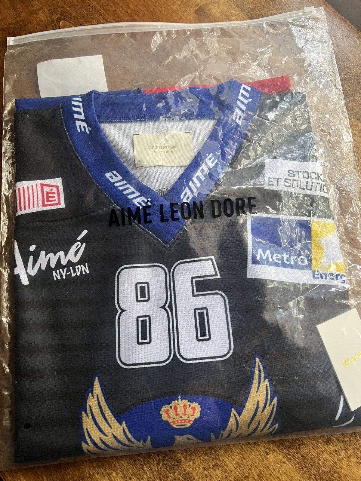 Aime Leon Dore × Vintage Aimé Leon Dore ALD Team Hockey Jersey Black Size US S / EU 44-46 / 1 - 5 Thumbnail