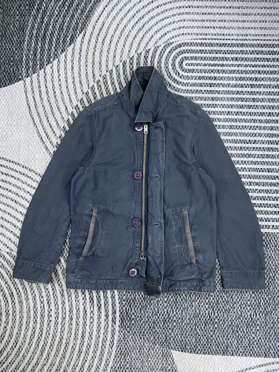 Hysteric Glamour Vintage Back Number Casual Button Zip-Up Jacket Size US M / EU 48-50 / 2 - 5 Thumbnail