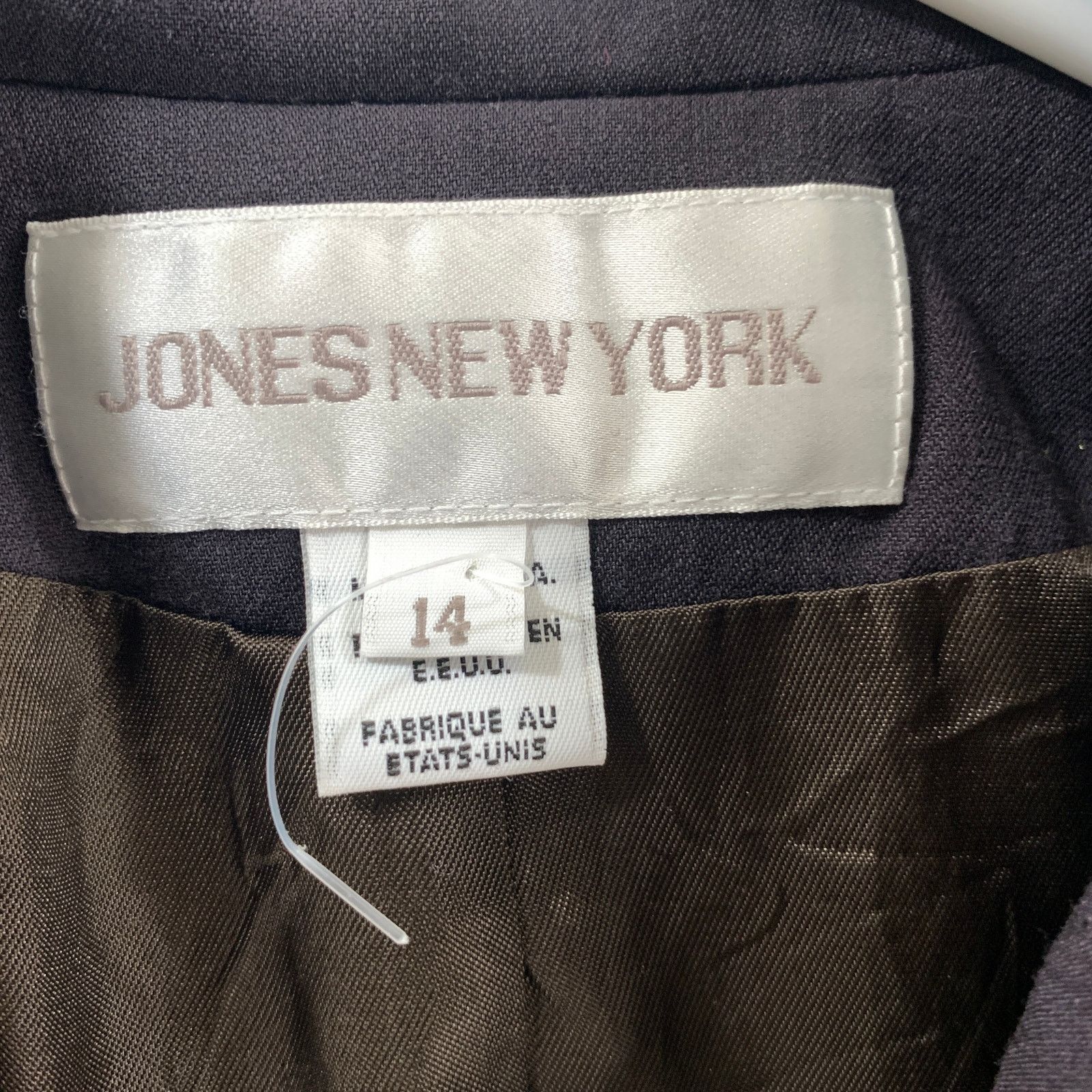 Jones New York Jones New York Suits Womens Size 14 Black Formal Top Blazer Size XL / US 12-14 / IT 48-50 - 3 Thumbnail