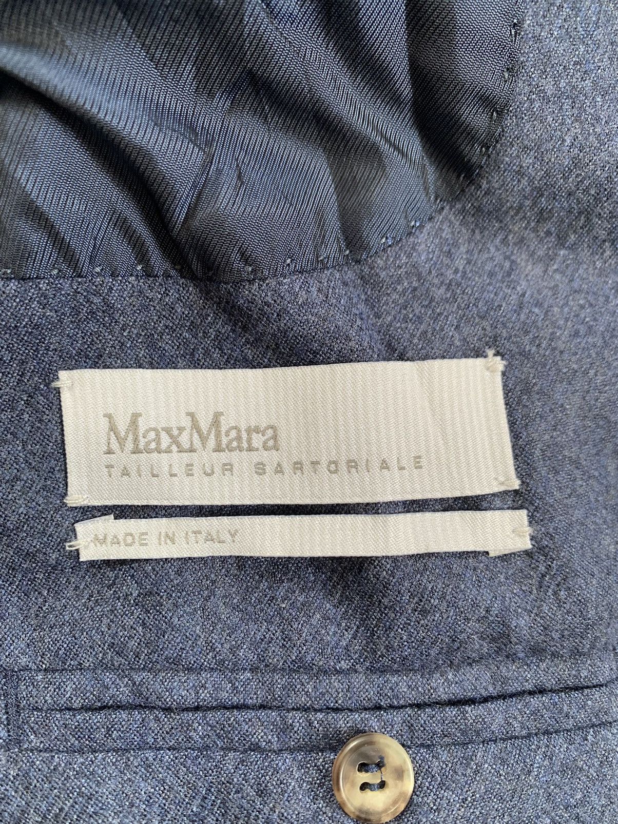 Max Mara MaxMara Blend Cashmere Double Breast Jacket Coat Size XS / US 0-2 / IT 36-38 - 12 Thumbnail