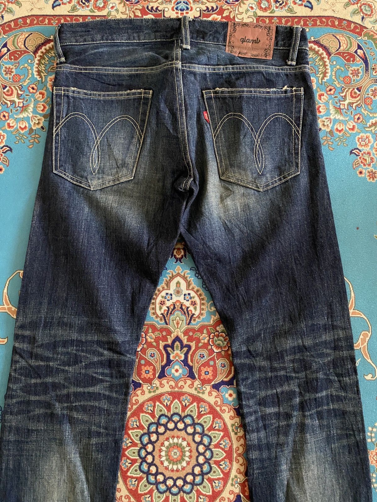 Japanese Brand Japanese Brand Glamb Japan Distressed Denim Size US 31 - 9 Thumbnail