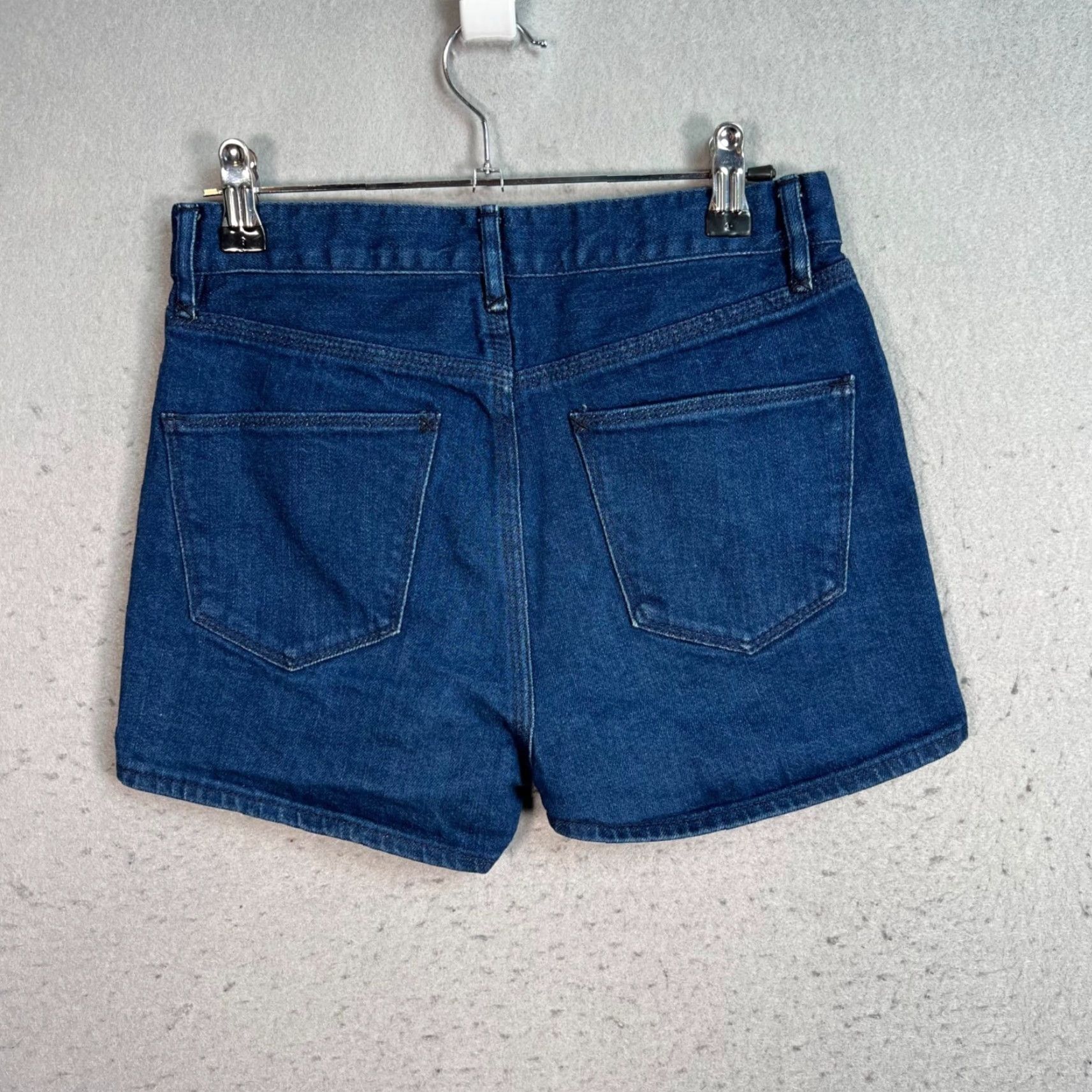 Vintage Alexa Chung X Madewell Womens Denim Shorts Size 26 Dark Wash Size 26" / US 2 / IT 38 - 2 Thumbnail