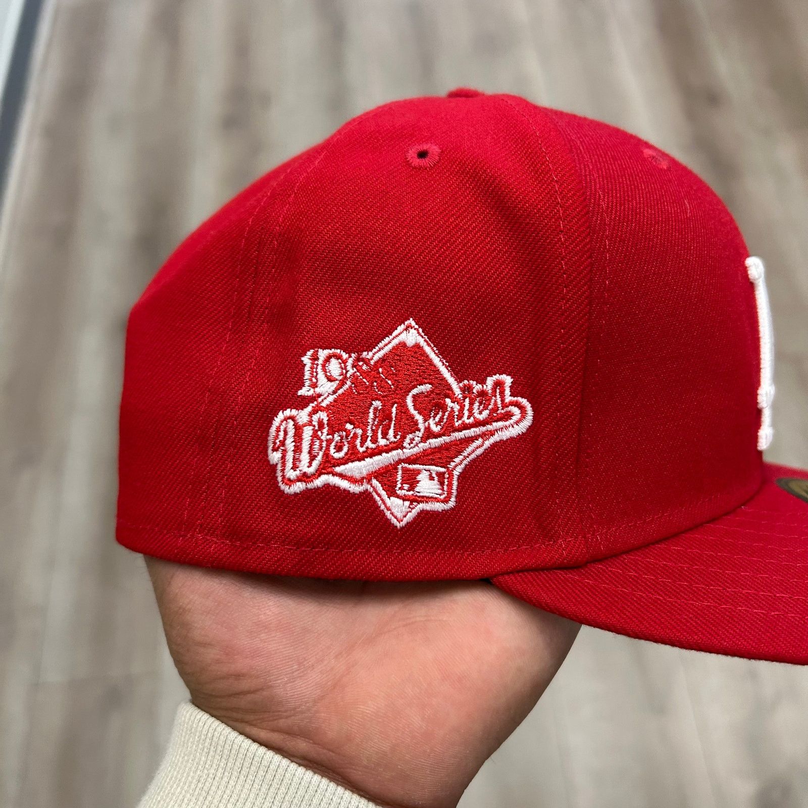 New Era New Era Los Angeles Dodgers hat red 1988 World Series 7 1/2 Size ONE SIZE - 5 Thumbnail
