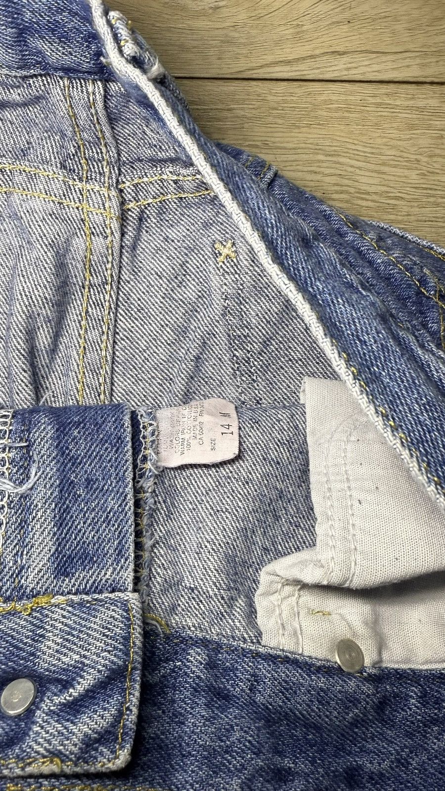 Lee Vintage 1990s Women’s Lee Riders Mom Jeans 14 Size 36" / US 14 / IT 50 - 3 Thumbnail