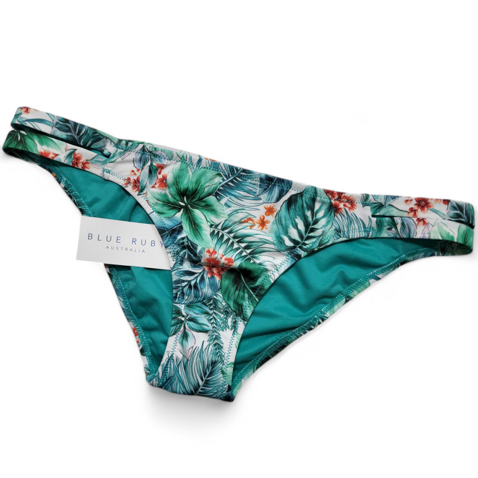 Other NWT BLUE RUBY Palm Cove Tropical Bikini Bottom Women Size 12 Size XL / US 12-14 / IT 48-50 - 1 Thumbnail