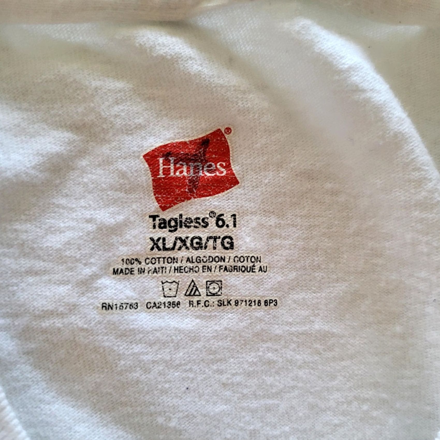 Hanes VINTAGE Bank of America 500 NASCAR 2007 T-Shirt XL Hanes White 100% Cotton Size US XL / EU 56 / 4 - 5 Thumbnail