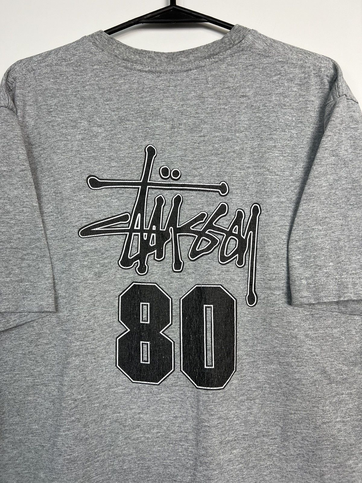 Stussy × Vintage Tshirt Stussy 80 Big Logo Vintage 90’s Size US M / EU 48-50 / 2 - 3 Thumbnail