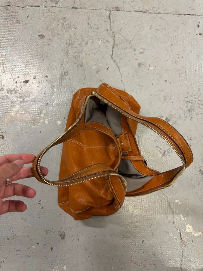 Dolce & Gabbana Dolce & Gabbana Brown Leather Hobo Handle Zip Bag Size ONE SIZE - 8 Thumbnail